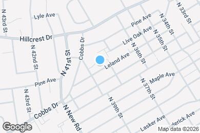 Map image of the property - 3817 Leland Ave