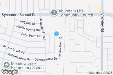 Map image of the property - 7609 Rainbow Creek Dr