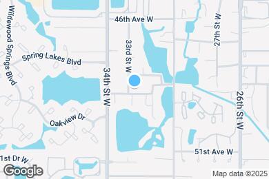 Map image of the property - 3207 49th Ave Dr W