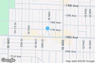 Map image of the property - 1706 29th St
