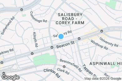 Map image of the property - 1768 Beacon St