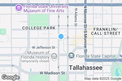 Map image of the property - Tallahassee Center Condominiums