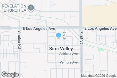 Map image of the property - 830 California Ave