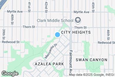 Map image of the property - 4312 Manzanita Dr