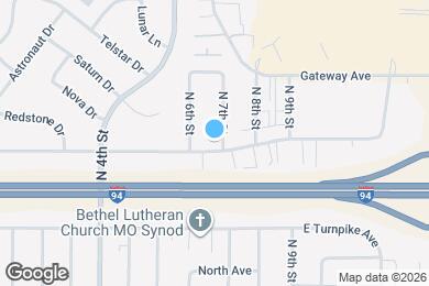 Map image of the property - 2400 N 7th St