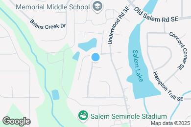 Map image of the property - 3400 Salem Mill Trail SE