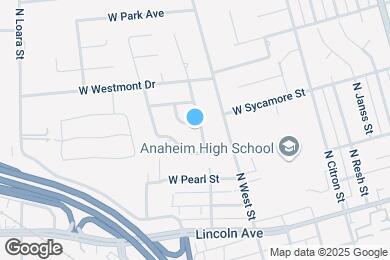 Map image of the property - 1200 W Rowan St
