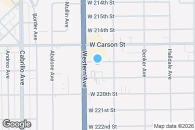 Map image of the property - 1640 W 218th St