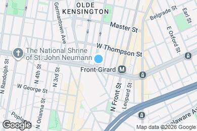 Map image of the property - 155 W Girard Ave