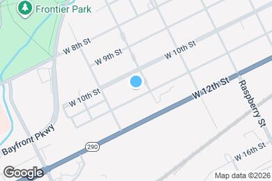 Map image of the property - 1318 W 11th St