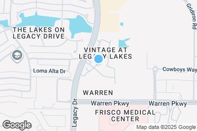 Map image of the property - Legacy Estates Frisco
