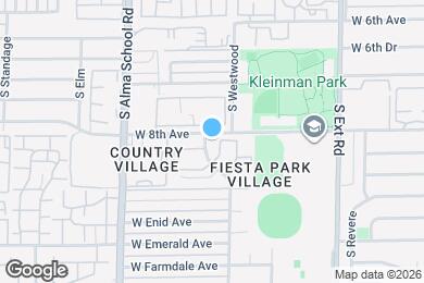 Map image of the property - 839 S Westwood
