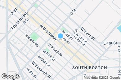 Map image of the property - 342 W Broadway