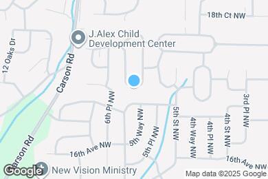 Map image of the property - 1701 5th Way NW