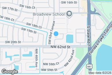 Map image of the property - 6301 SW 20th St