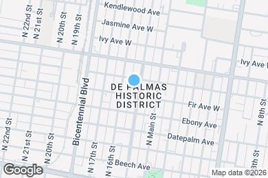 Map image of the property - 609 N 15th St