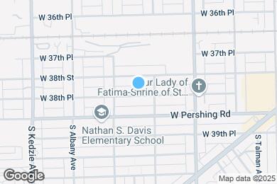 Map image of the property - 2924 W 38th Pl