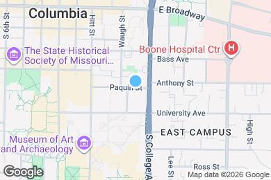 Map image of the property - 1208 Paquin St