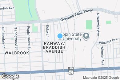 Map image of the property - 2200 Braddish Ave