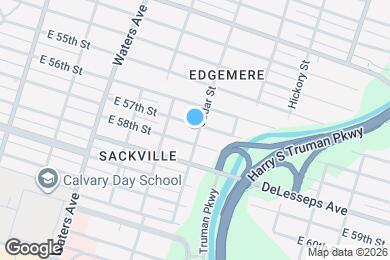 Map image of the property - 1319 E 57th St