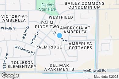 Map image of the property - 8507 W Palm Ln