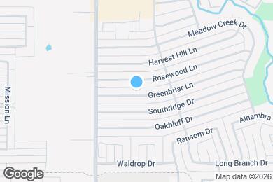 Map image of the property - 1337 Greenbriar Ln