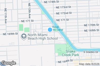 Map image of the property - 1460 NE 169th St
