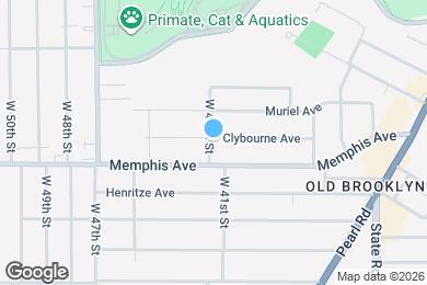 Map image of the property - 4127 Clybourne Ave