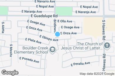 Map image of the property - 8054 E Obispo Ave