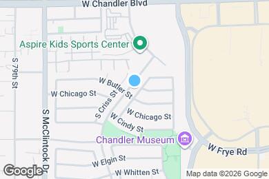 Map image of the property - 190 S Hazelton Dr