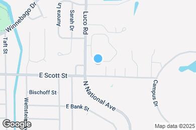 Map image of the property - 573 E Scott St