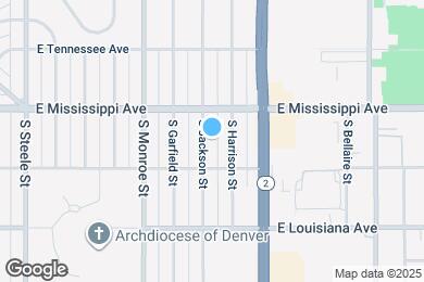 Map image of the property - 1150 S Jackson St