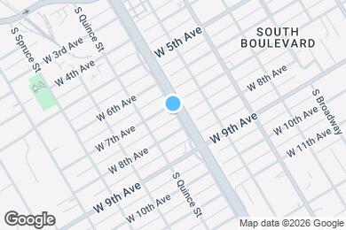 Map image of the property - 721 S Pine St