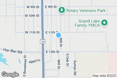 Map image of the property - 1108 S Mill St