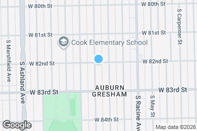 Map image of the property - 8201 S Ada St