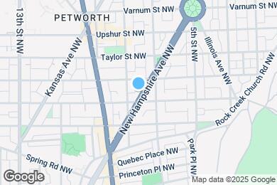 Map image of the property - 3914 New Hampshire Ave NW