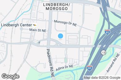 Map image of the property - 658 Lindbergh Drive NE