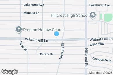 Map image of the property - 6621 Walnut Hill Ln