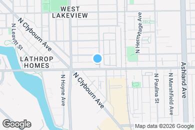 Map image of the property - 2810 N Wolcott Ave