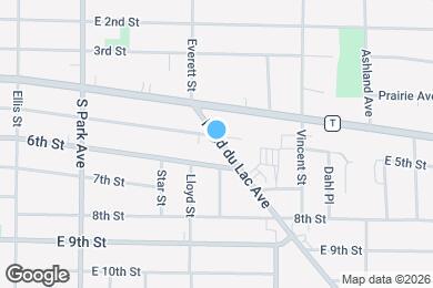 Map image of the property - 262 Fond du Lac Ave