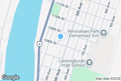Map image of the property - 352 4th Ave