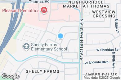 Map image of the property - 2310 N 92nd Dr