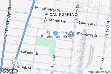 Map image of the property - 1601 Prentice St