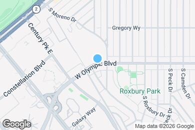 Map image of the property - 9832 W Olympic Blvd