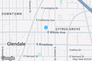 Map image of the property - Belmont Plaza Apartment