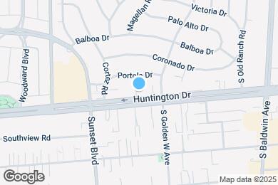 Map image of the property - 933 W Huntington Dr
