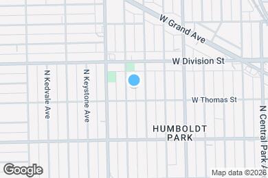 Map image of the property - 1119 N Harding Ave