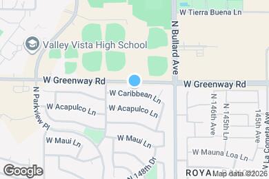 Map image of the property - 14850 W Caribbean Ln