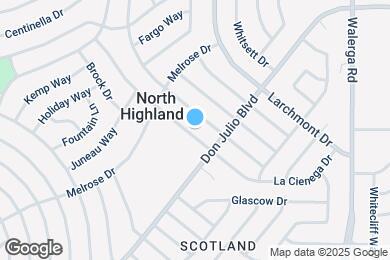 Map image of the property - 6416 La Cienega Dr