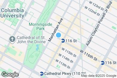 Map image of the property - 315 W 116th St